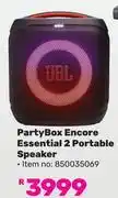 Game JBL Party Box Encore Essential 2 Portable Speaker 850035069 offer