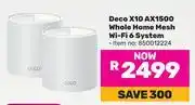 Game TP-Link Deco X10 AX1500 Whole Home Mesh WiFi 6 System 850012224 offer