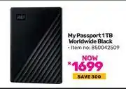 Game WD My Passport 1TB World Wide Black 850042509 offer