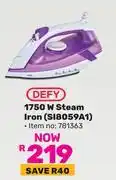 Game Defy 1750W Steam Iron SI8059A1 781363 offer