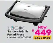 Game Logik Sandwuich Grill/Panini Press 850032357 offer