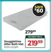 Dis-Chem Snuggletime After Bath Mat Extra Length offer