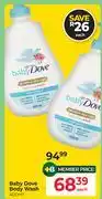 Dis-Chem Baby Dove Body Wash-400ml offer
