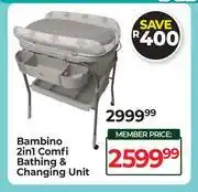 Dis-Chem Bambino 2 In 1 Comfi Bathing & Changing Unit offer