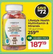 Dis-Chem Lifestyle Health Multivitamin & Minerals 120 Gummies offer
