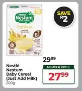 Dis-Chem Nestle Nestum Baby Cereal (Just Add Milk)-200g offer