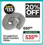 Dis-Chem Snuggletime Body Comfort Pillow offer
