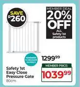Dis-Chem Safety 1st Easy Close Pressure Gate 80cm offer