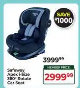 Dis-Chem Safeway Apex i-Size 360 Degree Rotate Car Seat offer