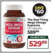 Dis-Chem The Real Thing Mega Omega Supreme 150 Capsules offer