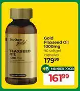 Dis-Chem Dis-Chem Gold Flaxseed Oil 1000mg 90 Softgel Capsules offer