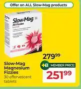 Dis-Chem Slow Mag Magnesium Fizzies 30 Effervescent Tablets offer