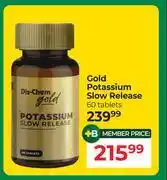 Dis-Chem Dis-Chem Gold Potassium Slow Release 60 Tablets offer