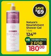 Dis-Chem Nature's Nourishment Shower Gel-For 2 x 1L offer