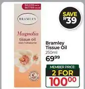 Dis-Chem Bramley Tissue Oil-For 2 x 250ml offer