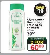 Dis-Chem Glyco Lemon Nourishing Fresh Apple Shampoo-For 2 x 400ml offer