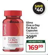 Dis-Chem Slimz One A Day Fat Burn Capsules 30 Capsules offer