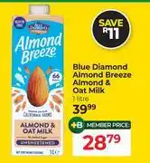 Dis-Chem Blue Diamond Almond Breeze Almond & Oat Milk-1Ltr offer