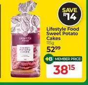 Dis-Chem Lifestyle Food Sweet Potato Cakes-115g offer