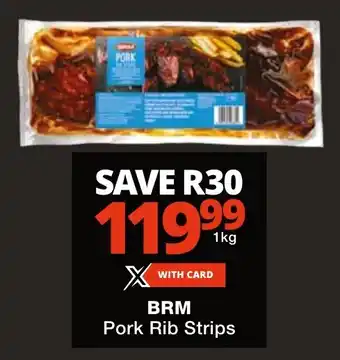 Checkers BRM Pork Rib Strips offer