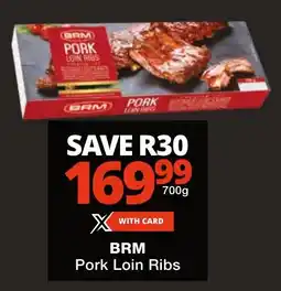 Checkers BRM Pork Loin Ribs offer