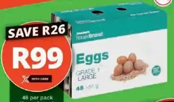 Checkers Hyper Housebrand Large Eggs offer