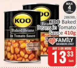 KitKat Cash and Carry Koo Baked Beans in Tomato Sauce offer
