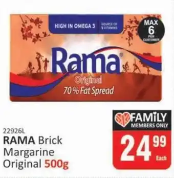 KitKat Cash and Carry Rama Brick Margarine Original offer