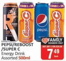 KitKat Cash and Carry Pepsi/ Reboost/ Super C Energy Drink Assorted offer