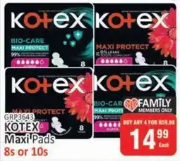 KitKat Cash and Carry Kotex Maxi Pads offer