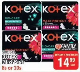 KitKat Cash and Carry Kotex Maxi Pads offer