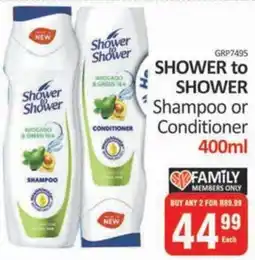 KitKat Cash and Carry Shower to Shower Shampoo or Conditioner offer