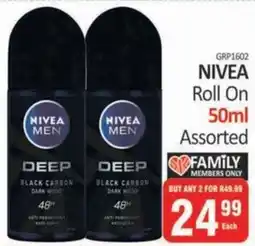 KitKat Cash and Carry Nivea Roll On Assorted offer
