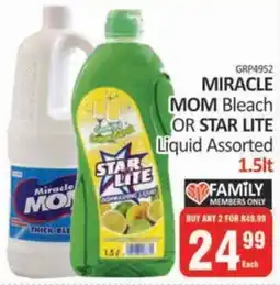 KitKat Cash and Carry Miracle Mom Bleach OR Star Lite Liquid Assorted offer
