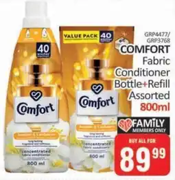 KitKat Cash and Carry Comfort Fabric Conditioner Bottle + Refill Assorted offer