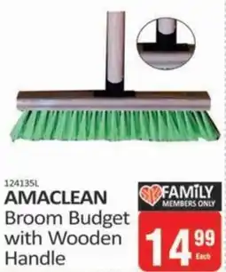 KitKat Cash and Carry Amaclean Broom Budget with Wooden Handle offer