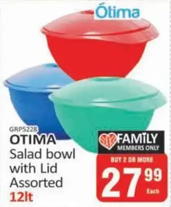 KitKat Cash and Carry Otima Salad bowl with Lid Assorted offer