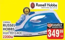 KitKat Cash and Carry Russell Hobbs Iron 2200w offer