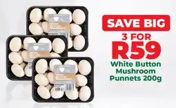 Food Lover's Market White Button Mushroom Punnets offer