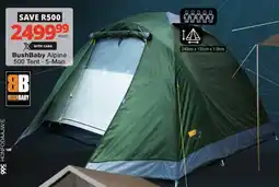 Checkers BushBaby Alpine 500 Tent offer