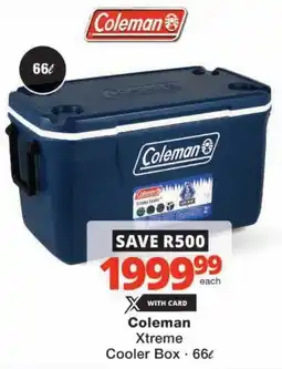 Checkers Coleman Xtreme Cooler Box offer