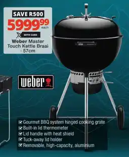 Checkers Weber Master Touch Kettle Braai offer