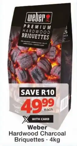 Checkers Weber Hardwood Charcoal Briquettes offer