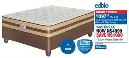 OK Furniture Edblo 152cm Vitara Base Set offer
