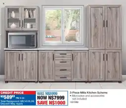 OK Furniture Milla Kitchen Scheme offer
