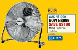 OK Furniture Alva Metal Floor Fan offer