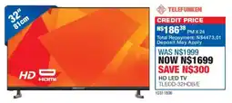 OK Furniture Telefunken 32" HD LED TV offer
