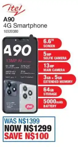 OK Furniture Itel A90 4G Smartphone offer