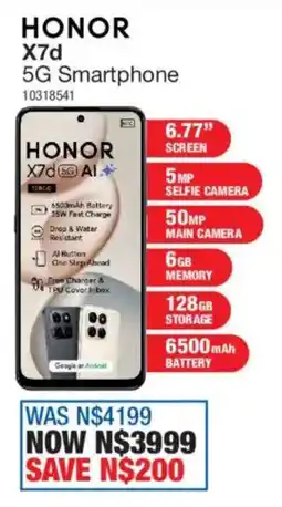 OK Furniture Honor X7d 5G Smartphone offer