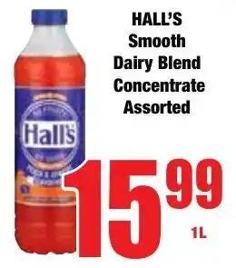 Boxer Superstores Hall's Smooth Dairy Blend Concentrate Assorted offer